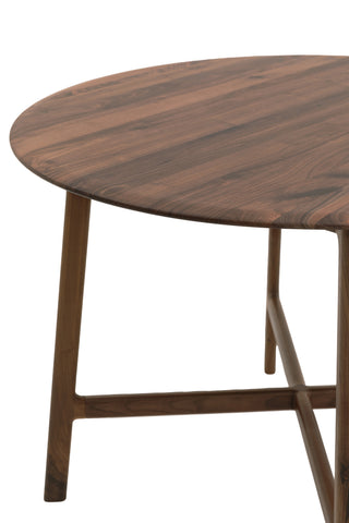 Madrid Round Dining Table Walnut