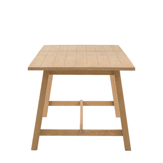 Eton Extending Trestle Dining Table Natural