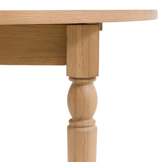 Eton Round Extending Dining Table Natural