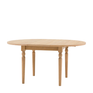 Eton Round Extending Dining Table Natural