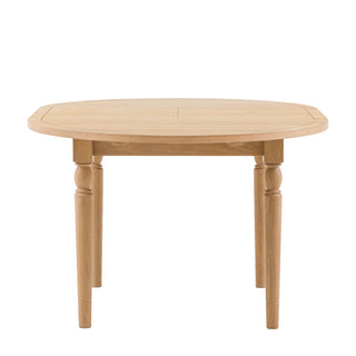 Eton Round Extending Dining Table Natural
