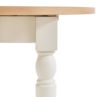 Eton Round Extending Dining Table White
