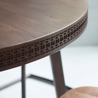 Boho Retreat Round Dining Table - KC at HOME