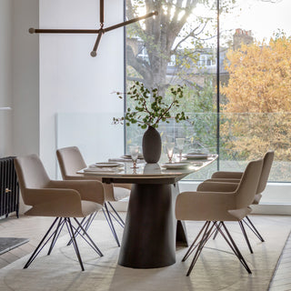 Bresso Extending Dining Table Black