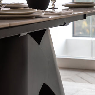 Bresso Extending Dining Table Black