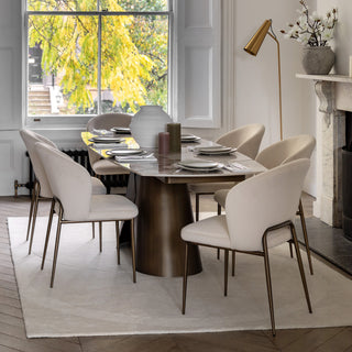 Bresso Extending Dining Table Bronze