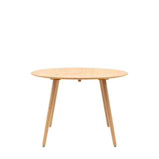 Hatfield Round Dining Table Natural