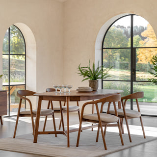 Madrid Extending Dining Table Walnut