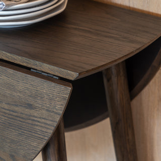 Hatfield Folding Dining Table Smoked