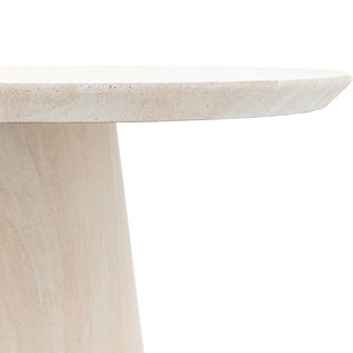 Pedra Oval Dining Table Travertine