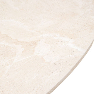 Pedra Round Dining Table Travertine