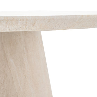 Pedra Round Dining Table Travertine