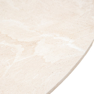 Pedra Round Dining Table Travertine