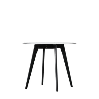 Blair Round Dining Table Black - KC at HOME