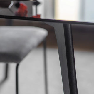 Blair Rectangle Dining Table Black - KC at HOME