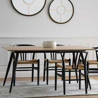 Astley Dining Table Oak - KC at HOME