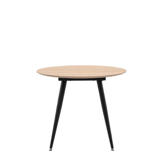 Astley Round Dining Table Oak - KC at HOME