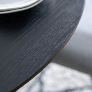 Astley Round Dining Table Black - KC at HOME