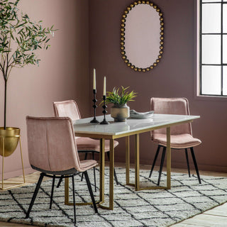 Everton Dining Table Gold