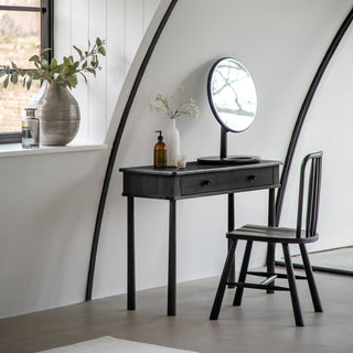 Wycombe Dressing Table with Drawer Black - KC at HOME