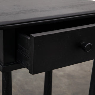 Wycombe Dressing Table with Drawer Black - KC at HOME