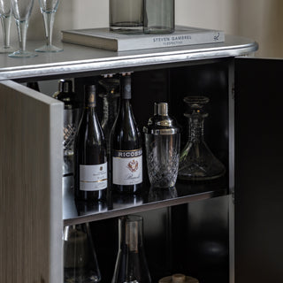 Jeeves Drinks Cabinet Silver