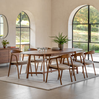 Madrid Extending Dining Table Walnut