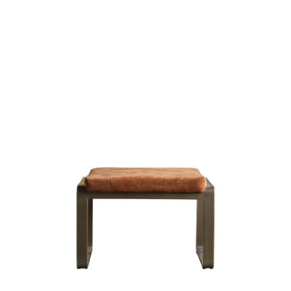 Fabien Footstool Ochre - KC at HOME