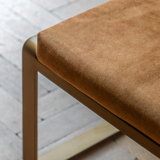 Fabien Footstool Ochre - KC at HOME