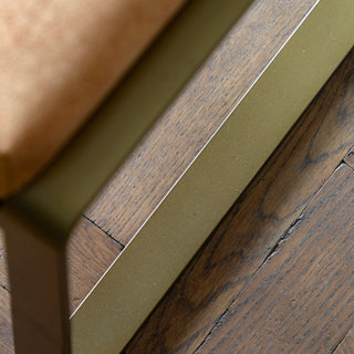 Fabien Footstool Ochre - KC at HOME