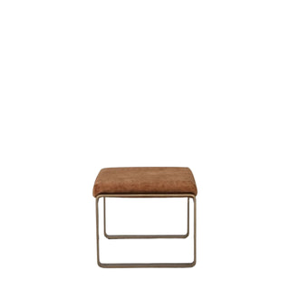 Fabien Footstool Ochre - KC at HOME