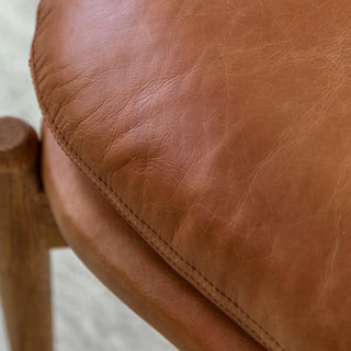 Datsun Footstool Antique Brown - KC at HOME