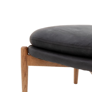 Datsun Footstool Antique Ebony - KC at HOME