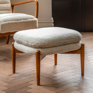 Datsun Footstool Sheepskin - KC at HOME