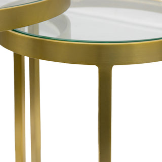 Rowe Nest of Two Tables Gold