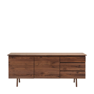 Madrid 2 Door 3 Drawer Sideboard Walnut