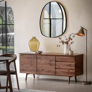 Madrid 2 Door 3 Drawer Sideboard Walnut