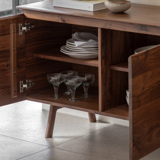 Madrid 2 Door 3 Drawer Sideboard Walnut