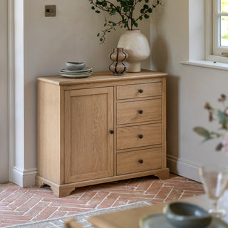 Malvern 1 Door 4 Drawer Sideboard