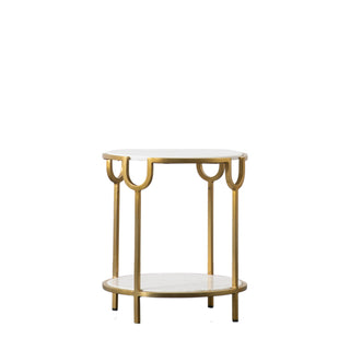 Weston Side Table White Marble