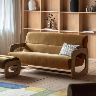 Marco 3 Seater Sofa Verona Golden