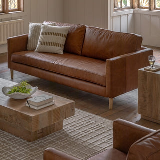 Osborne 3 Seater Sofa Vintage Brown Leather