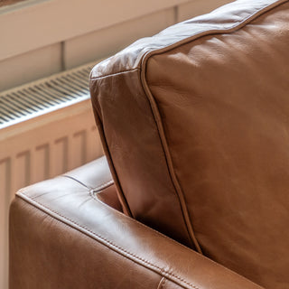 Osborne 3 Seater Sofa Vintage Brown Leather