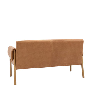 Stratford 2 Seater Sofa Brown Leather
