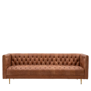 Dalton Sofa Antique Brown Leathe