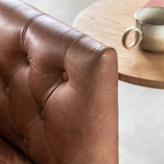 Dalton Sofa Antique Brown Leathe