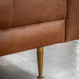 Dalton Sofa Antique Brown Leathe