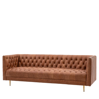 Dalton Sofa Antique Brown Leathe
