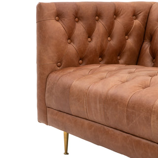 Dalton Sofa Antique Brown Leathe