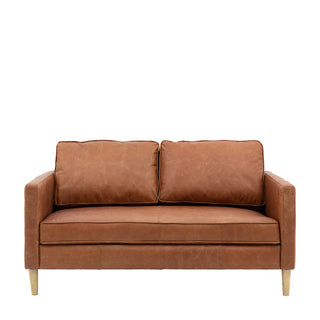 Osborne 2 Seater Sofa Vintage Brown Leather